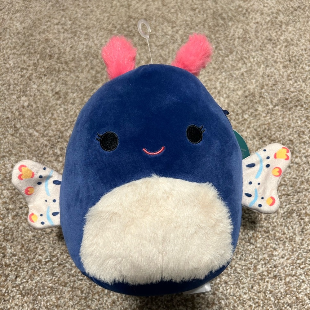 Luya Blue Moth Squishmallow
